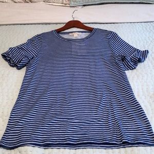 Michael Kors for Stitchfix Flutter Sleeve Top